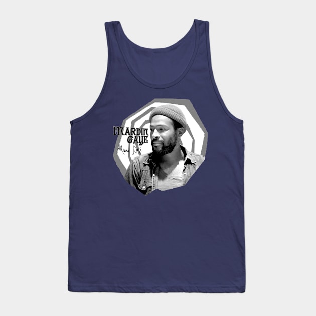 Retro Marvin Gaye Tank Top by damoncesar